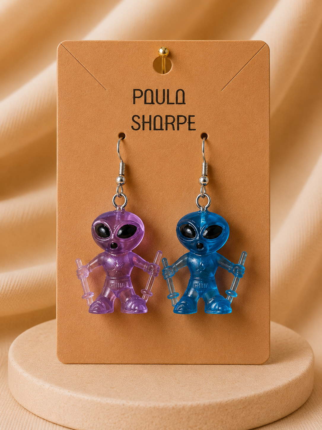 Alien Earrings