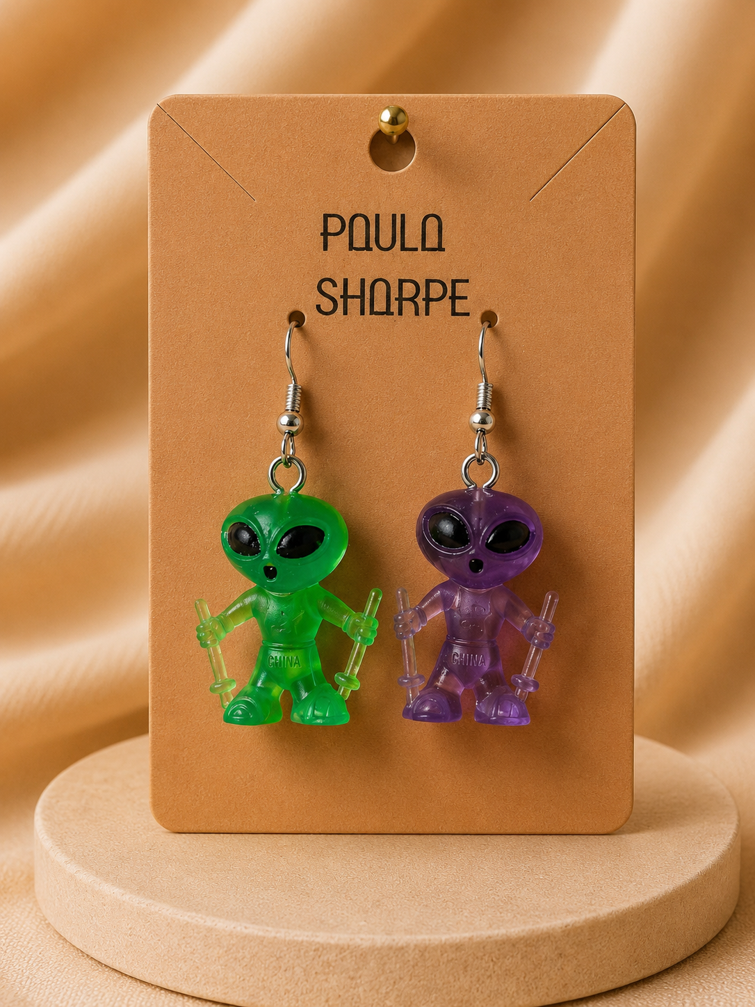 Alien Earrings