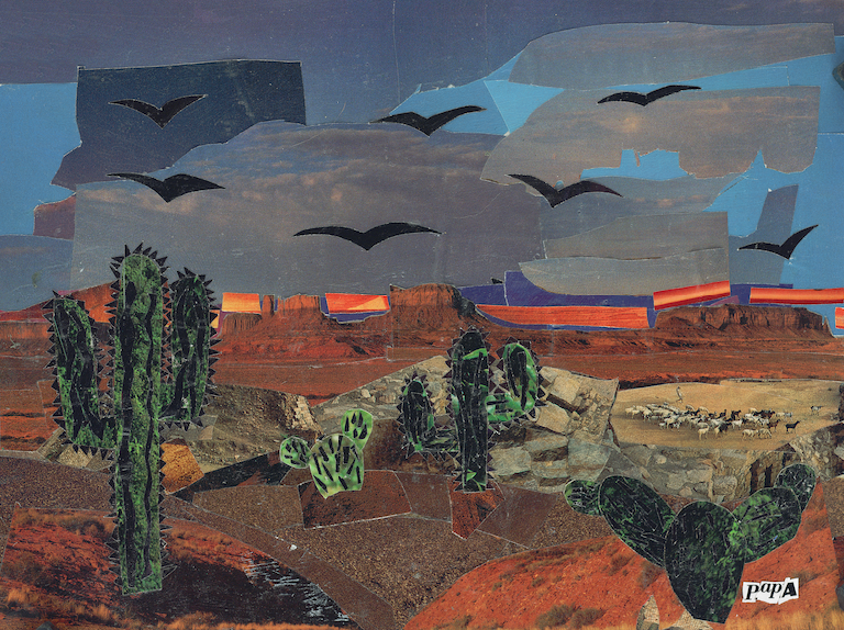 Collage Postcard 5-Pack